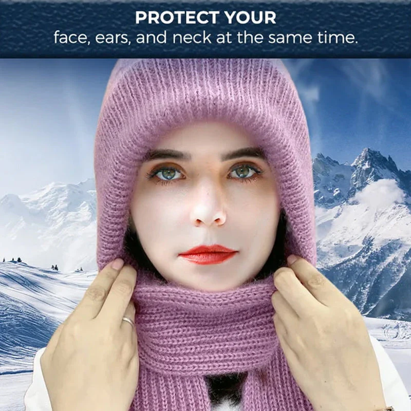 Integrated Ear Protection Windproof Cap Scarf - Image 3
