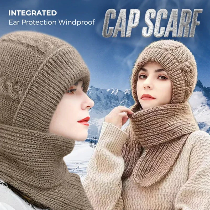 Integrated Ear Protection Windproof Cap Scarf - Image 4