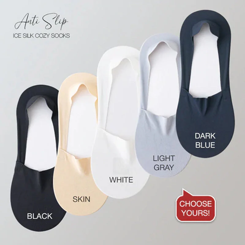 Invisible Non-slip Ice Silk Socks - Image 14