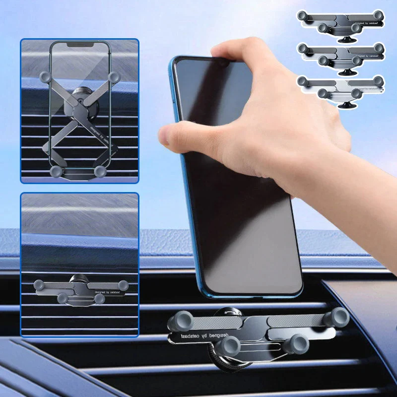 Invisible Rotatable Air Vent Mount Car Phone Holder - Image 7