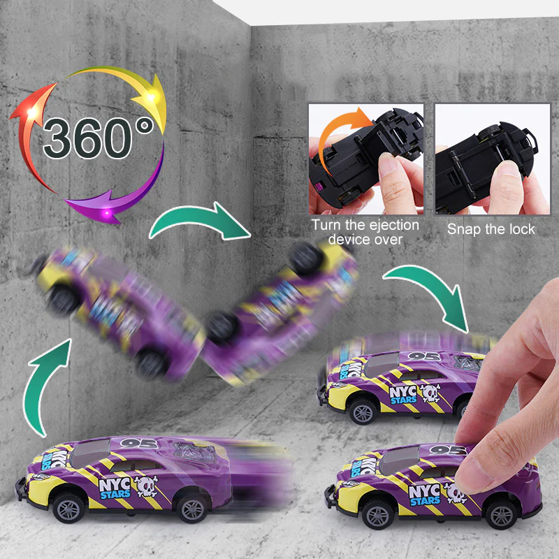 Jumping Stunt Toy Car - Image 3