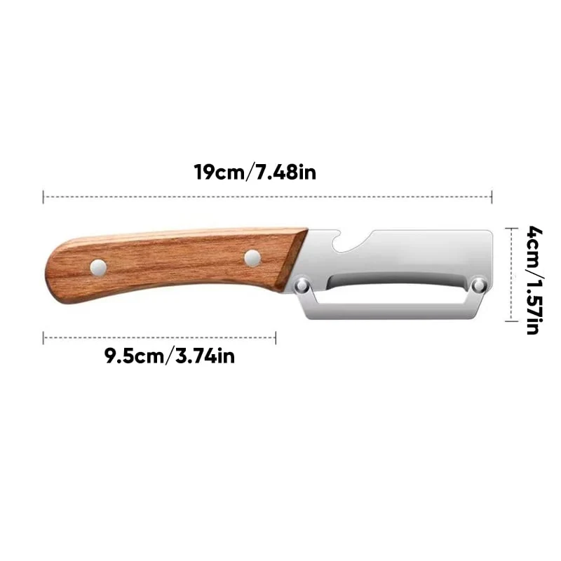 Kitchen Multi-Function Stainless Steel Thickened Fruit Peeler Knife - Image 12