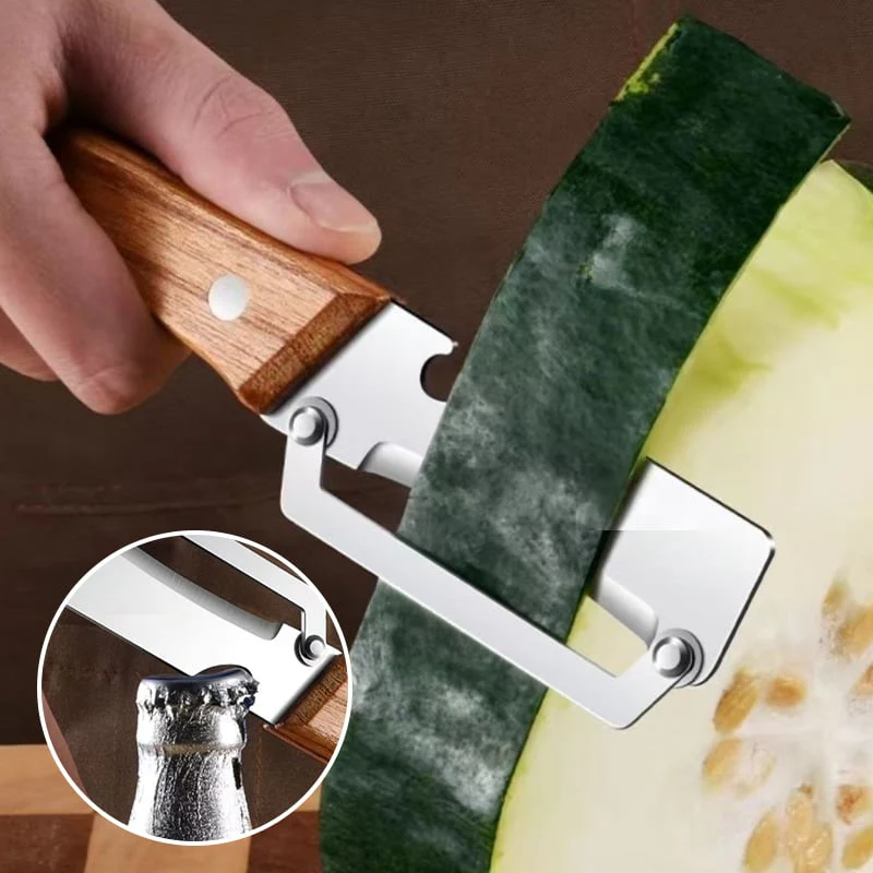 Kitchen Multi-Function Stainless Steel Thickened Fruit Peeler Knife - Image 4