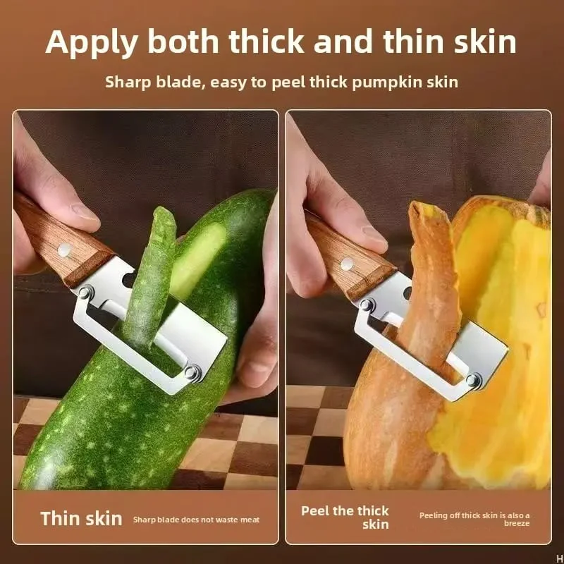 Kitchen Multi-Function Stainless Steel Thickened Fruit Peeler Knife - Image 9