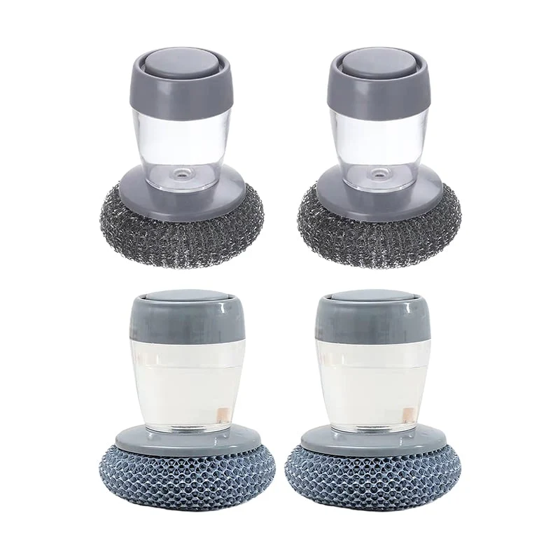 Kitchen Soap Dispensing Palm Brush - Image 12