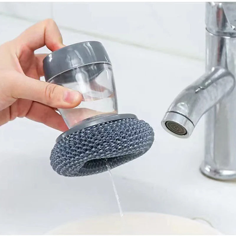 Kitchen Soap Dispensing Palm Brush - Image 5