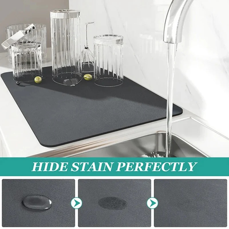 Kitchen Super Absorbent Draining Mat - Image 2