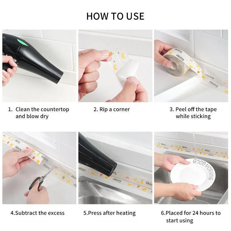 Kitchen Waterproof Mildew Tape - Image 8