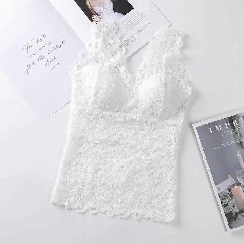 Lace Vest With Breast Pads - Image 10