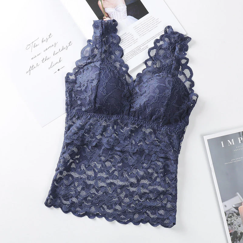 Lace Vest With Breast Pads - Image 11