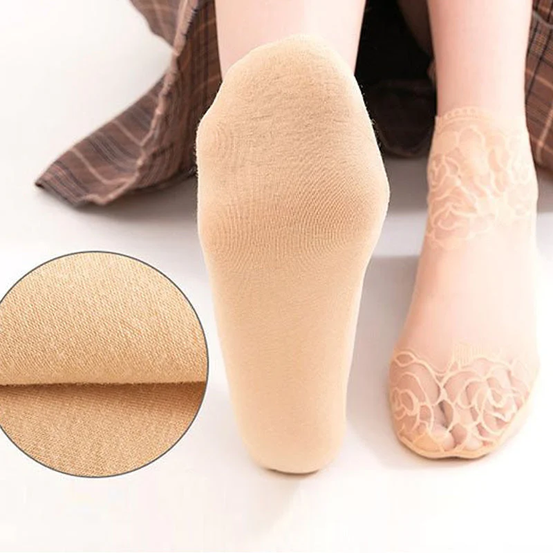 Ladies Fashion Lace Socks (6 Pairs) - Image 7