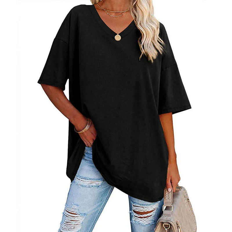 Ladies V-Neck T-Shirt - Image 10