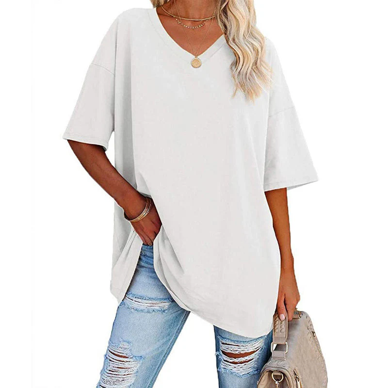 Ladies V-Neck T-Shirt - Image 11