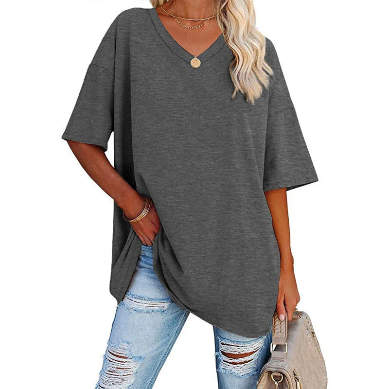 Ladies V-Neck T-Shirt - Image 12