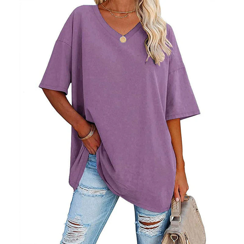 Ladies V-Neck T-Shirt - Image 13