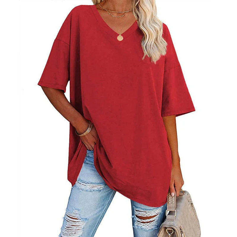 Ladies V-Neck T-Shirt - Image 16