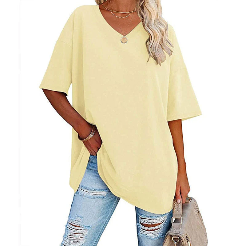Ladies V-Neck T-Shirt - Image 19