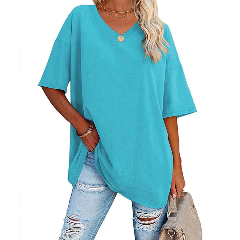 Ladies V-Neck T-Shirt - Image 24