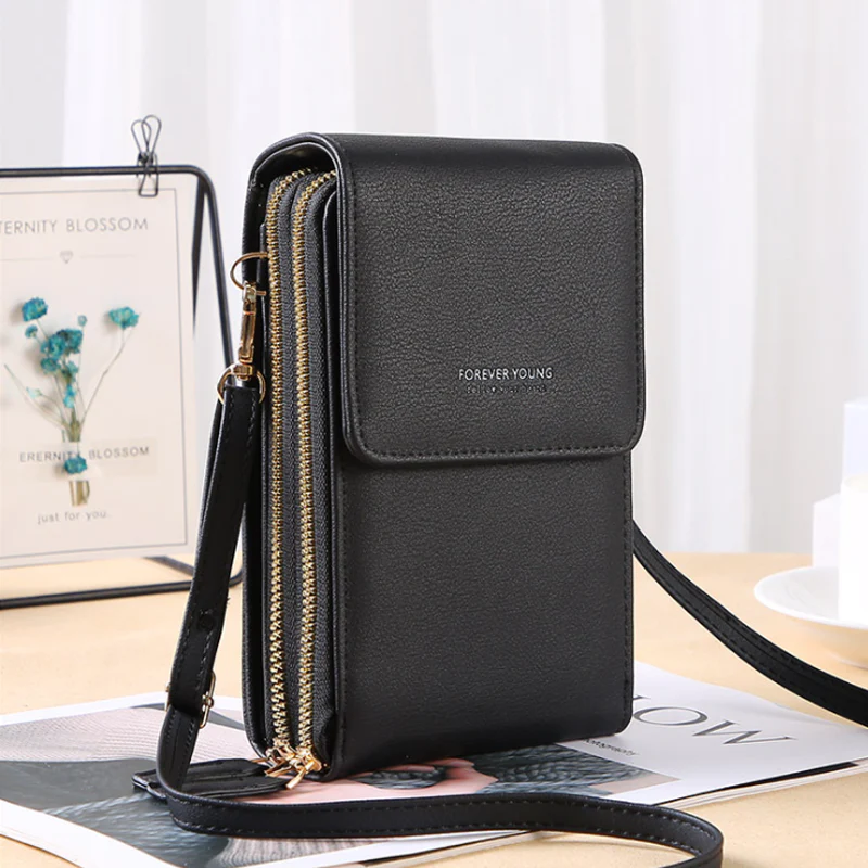 Large Capacity Elegant Crossbody Touch Screen Phone Bag - Image 11