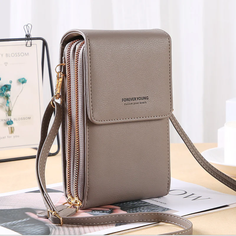 Large Capacity Elegant Crossbody Touch Screen Phone Bag - Image 12