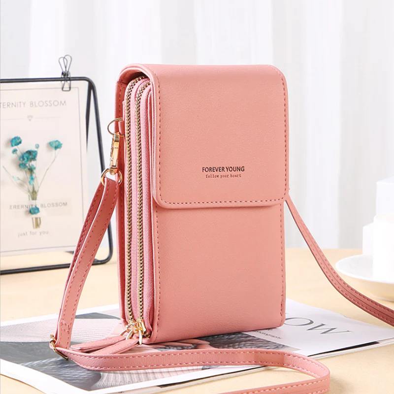 Large Capacity Elegant Crossbody Touch Screen Phone Bag - Image 5