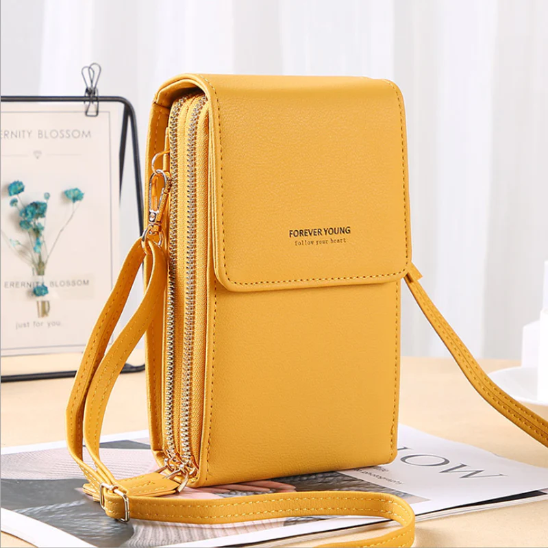 Large Capacity Elegant Crossbody Touch Screen Phone Bag - Image 7