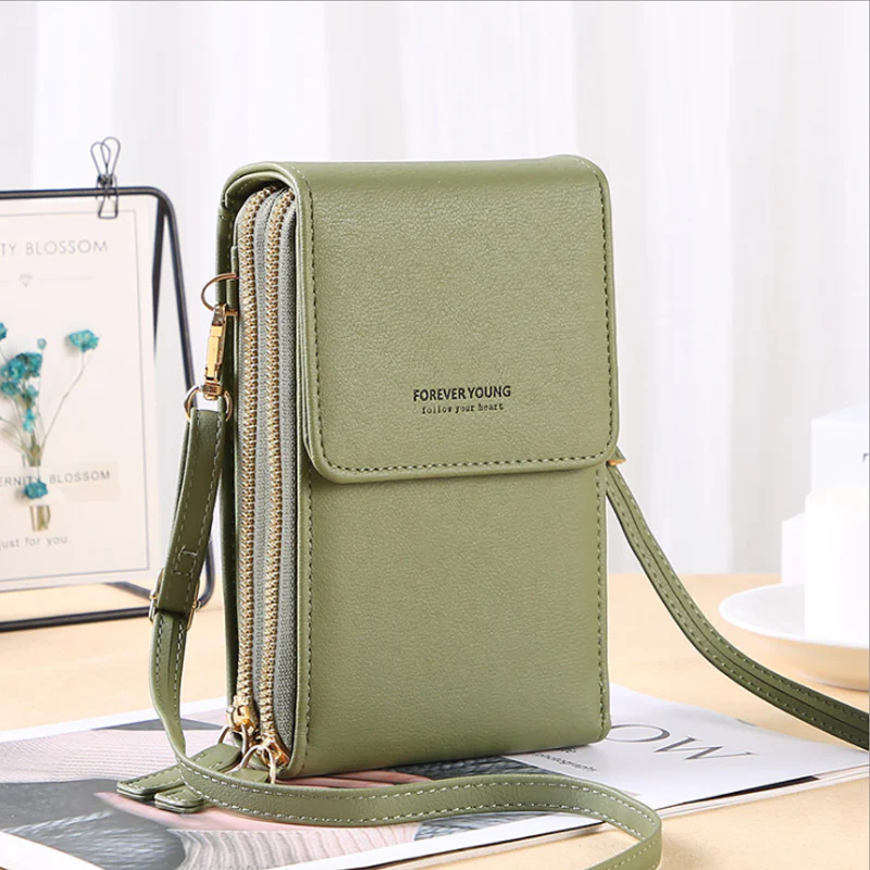 Large Capacity Elegant Crossbody Touch Screen Phone Bag - Image 9