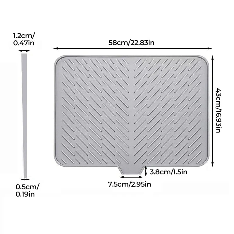Large Size Silicone Dish Drying Mat - Image 11