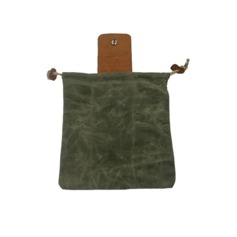 Leather And Canvas Bushcraft Bag - Image 11