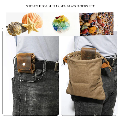 Leather And Canvas Bushcraft Bag - Image 5