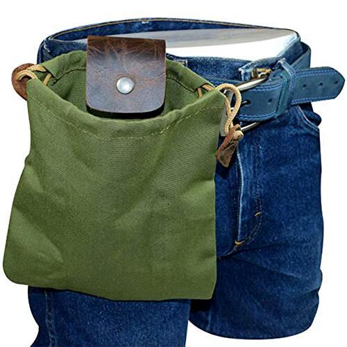 Leather And Canvas Bushcraft Bag - Image 9