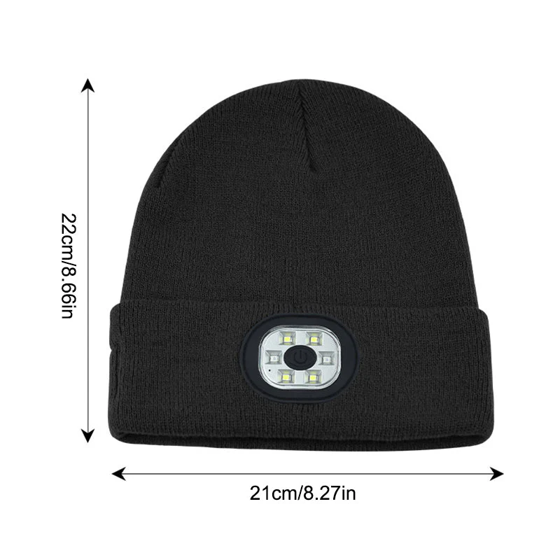 LED Bluetooth Beanie with Detachable Speakers - Image 11