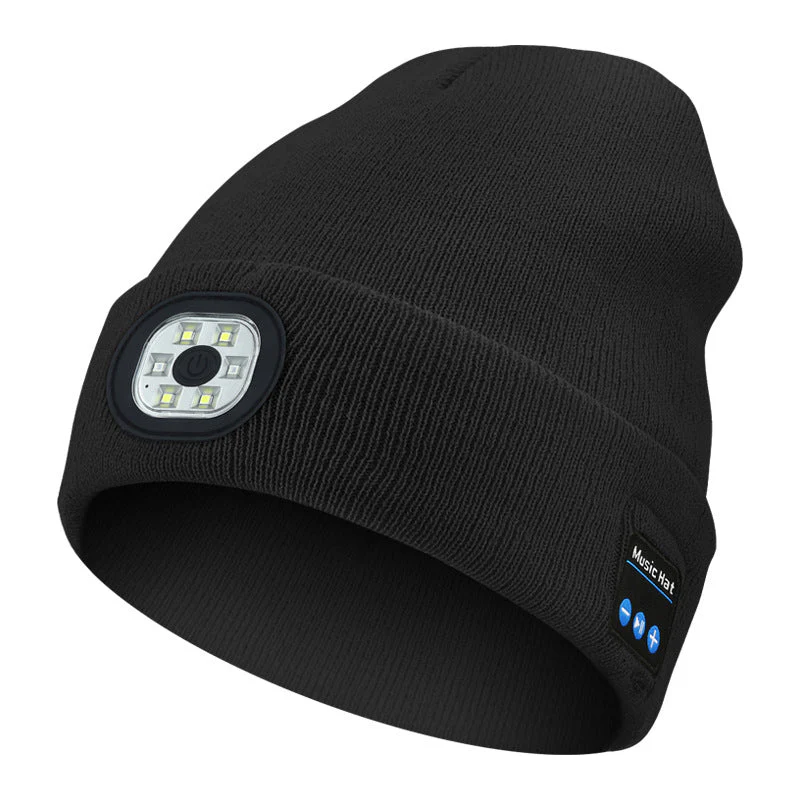 LED Bluetooth Beanie with Detachable Speakers - Image 12