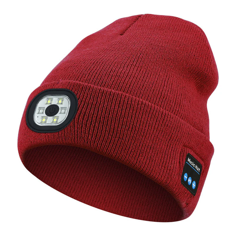 LED Bluetooth Beanie with Detachable Speakers - Image 15