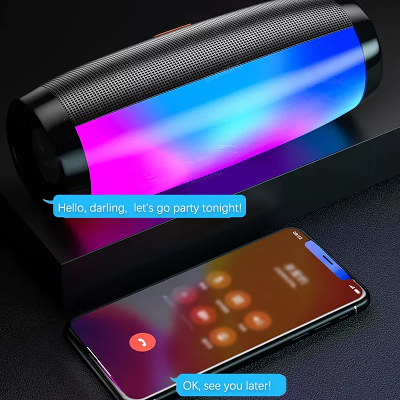 LED Bluetooth Wireless Bass Subwoofer Music Player - Image 3