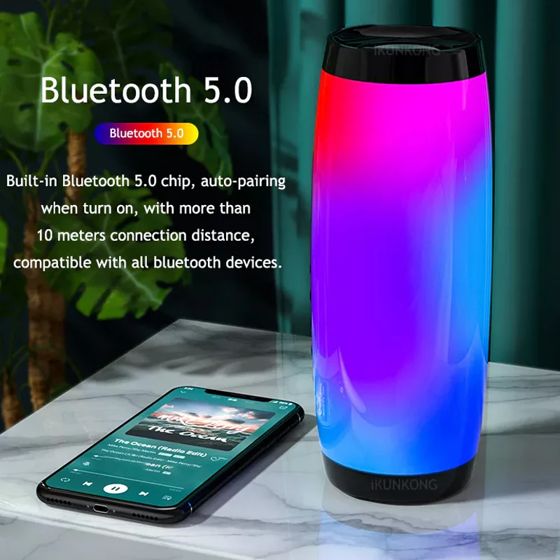 LED Bluetooth Wireless Bass Subwoofer Music Player - Image 4