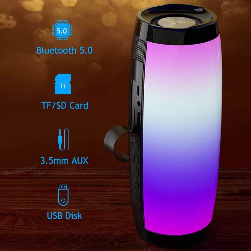 LED Bluetooth Wireless Bass Subwoofer Music Player - Image 5