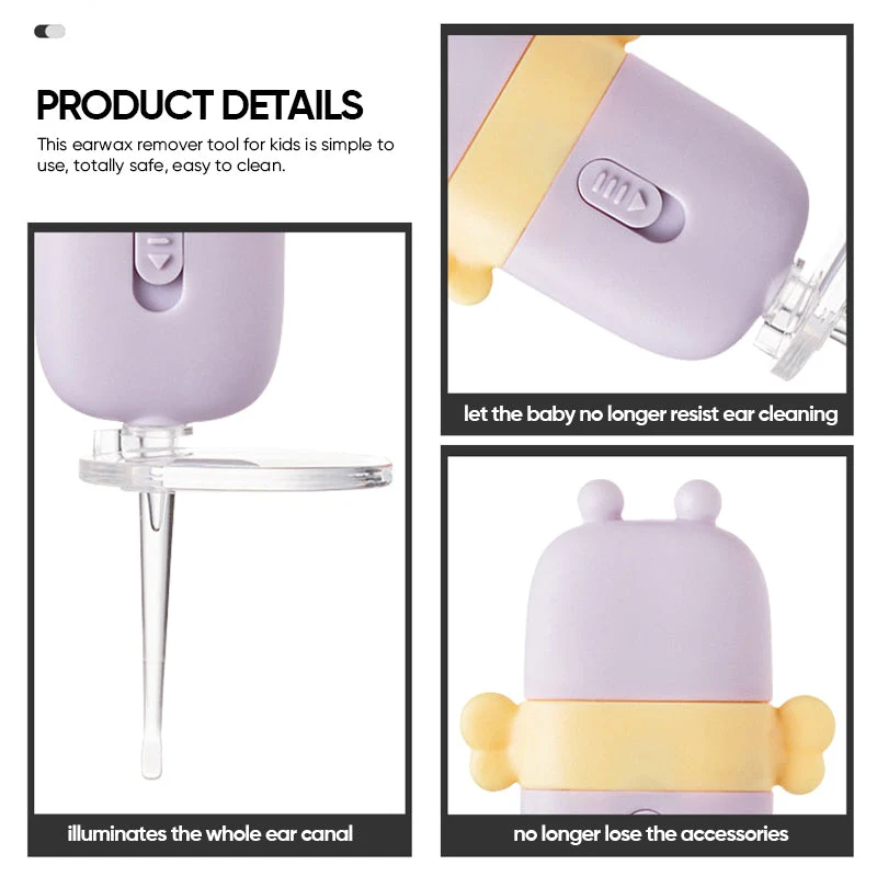 LED Cartoon Baby Ear Cleaner Tool - Image 2