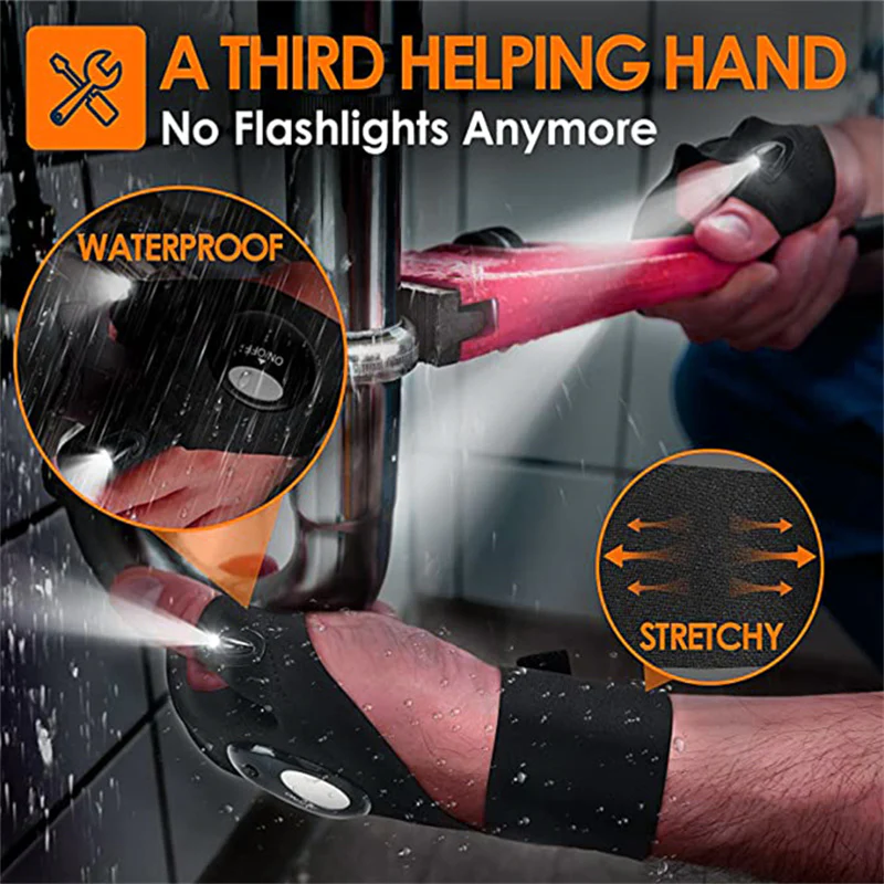 LED Gloves With Waterproof Lights - Image 5