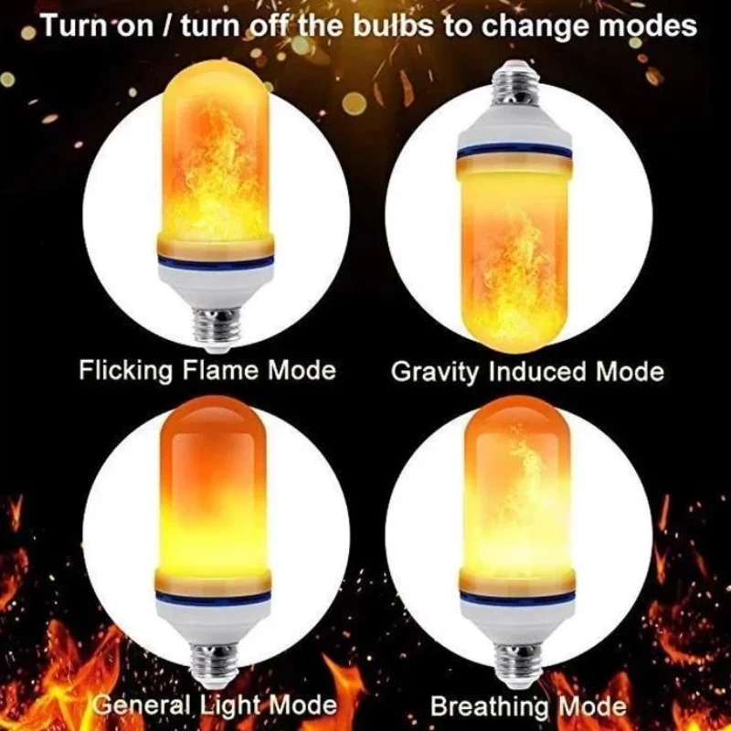 LED Gravity Effect Fire Light - Image 5