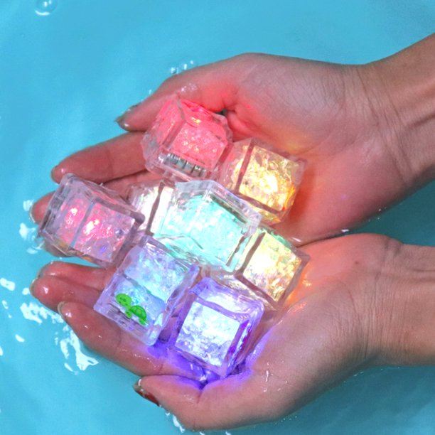 LED Ice Cube Bath Toy (12pcs) - Image 3