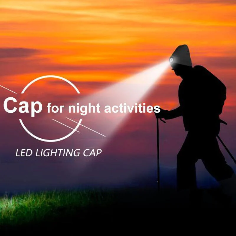 LED Knitted Winter Beanie Hat - Image 3