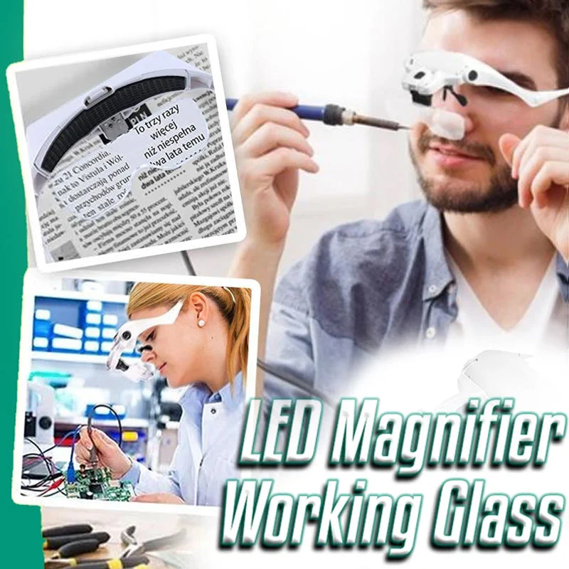 LED Magnifier Working Glass - Image 3