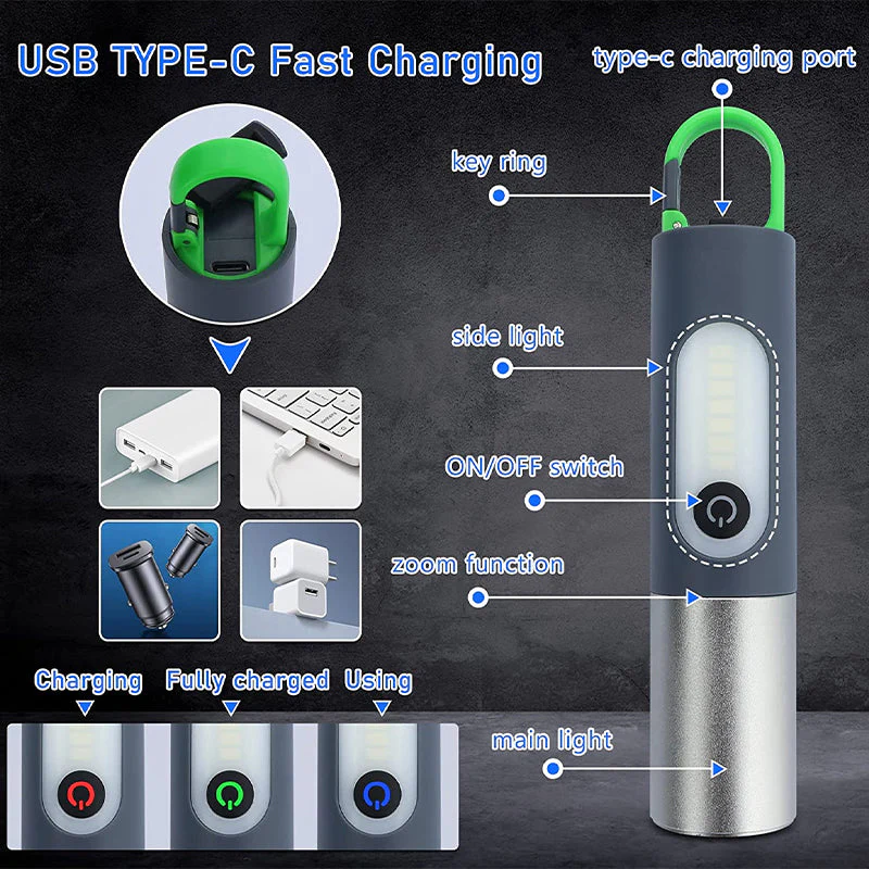 LED Rechargeable Flashlights - Image 4
