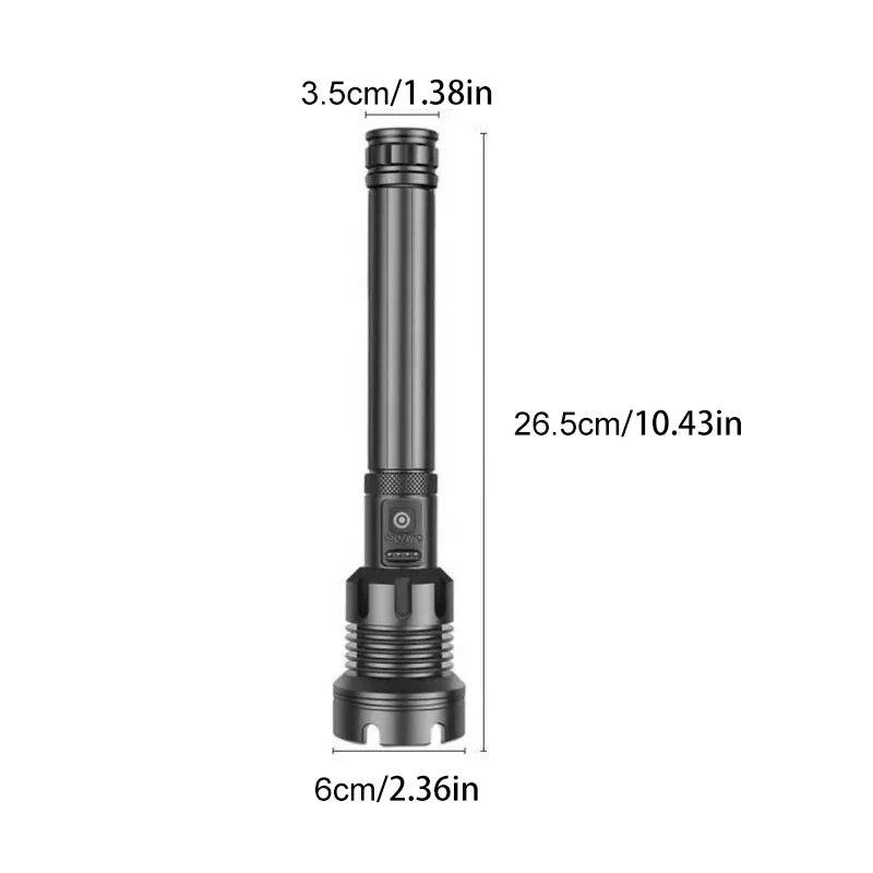 LED Rechargeable Tactical Laser Flashlight - Image 12