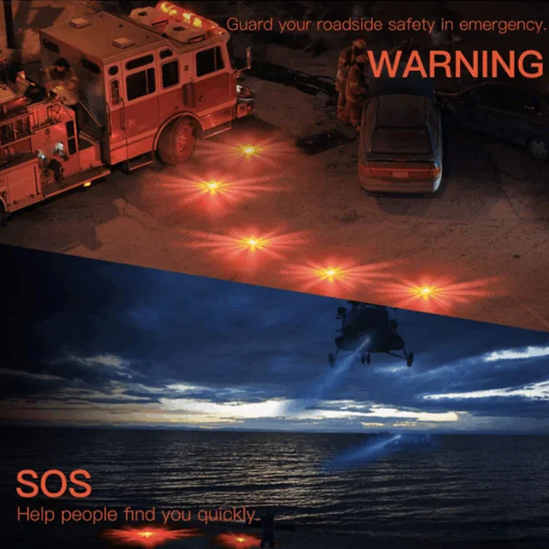 Led Road Flares Flashing Warning Light - Image 5