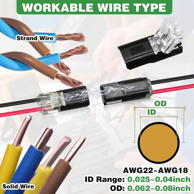 LED Strip Connector Plug with Locking Buckle - Image 8
