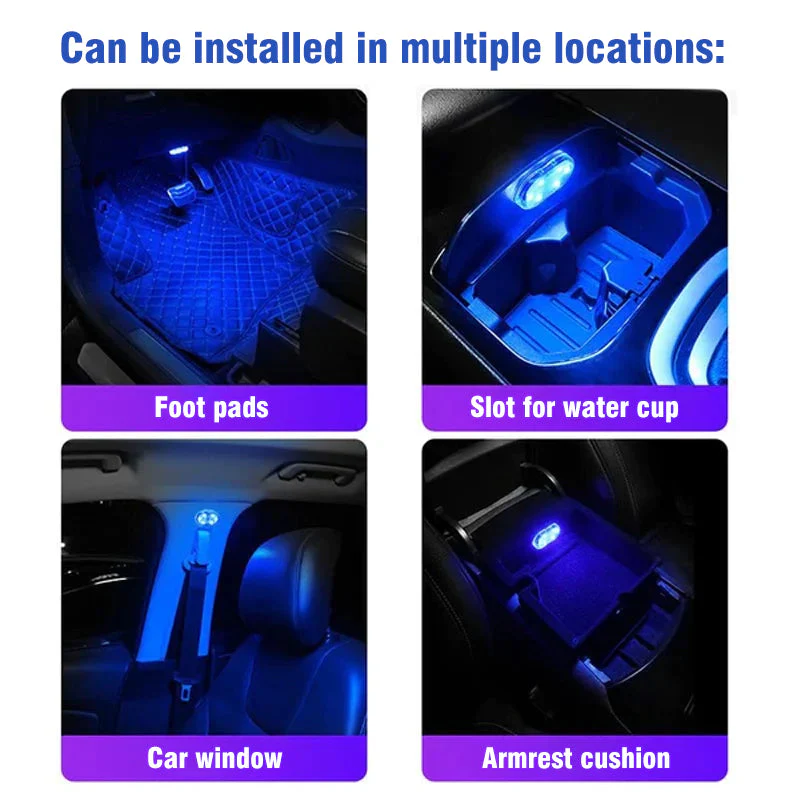LED Touch-sensitive Decorative Mood Light For The Car - Image 8