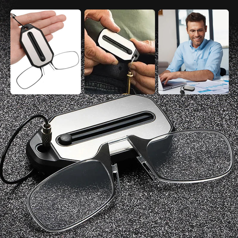 Legless Nose Clip Reading Glasses - Image 2