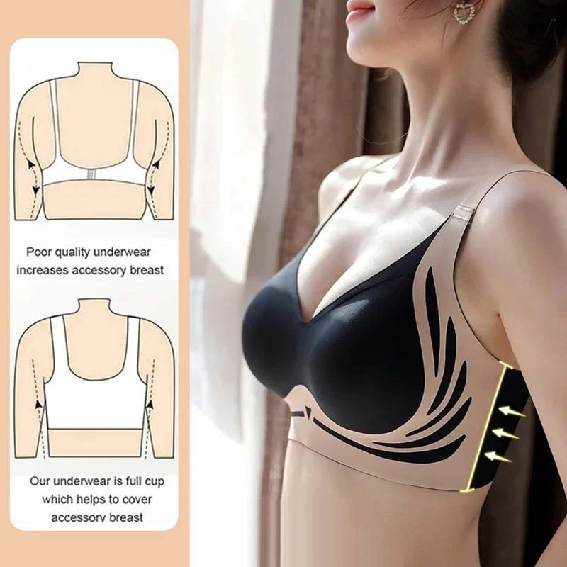 Lifting Anti-Sagging Wireless Push-up Bra - Image 2